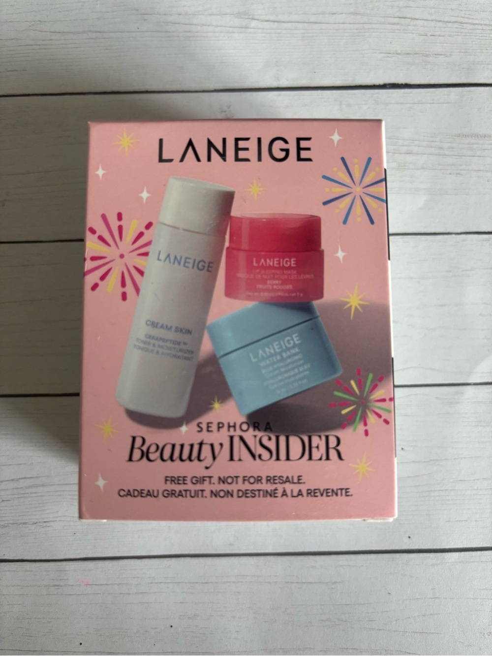 LANEIGE Pink and Blue Mini Skincare Set